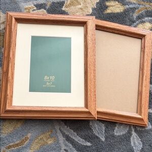 Classic Oak Wood 8x10 Photo Frames